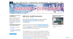 Desktop Screenshot of miranda-dickinson.com