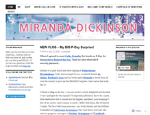 Tablet Screenshot of miranda-dickinson.com